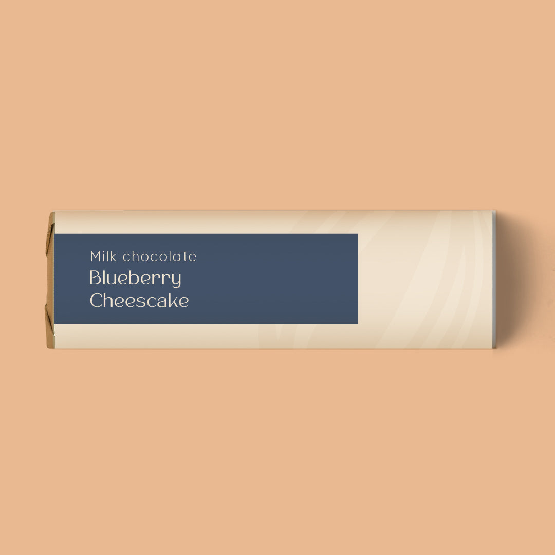 Blueberry Cheesecake milk chocolate bar