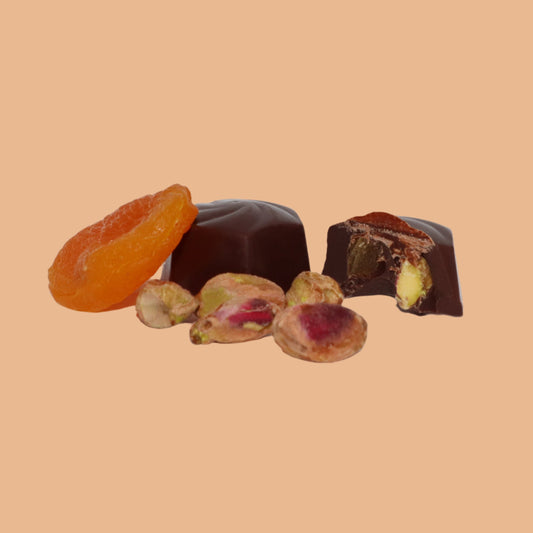 UNWRAPPED DARK APRICOT PISTACHIO (V)